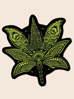 Soul Flower Sacred Cannabis Sticker