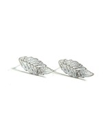 Fair Anita Foliage Stud Earrings - Silver