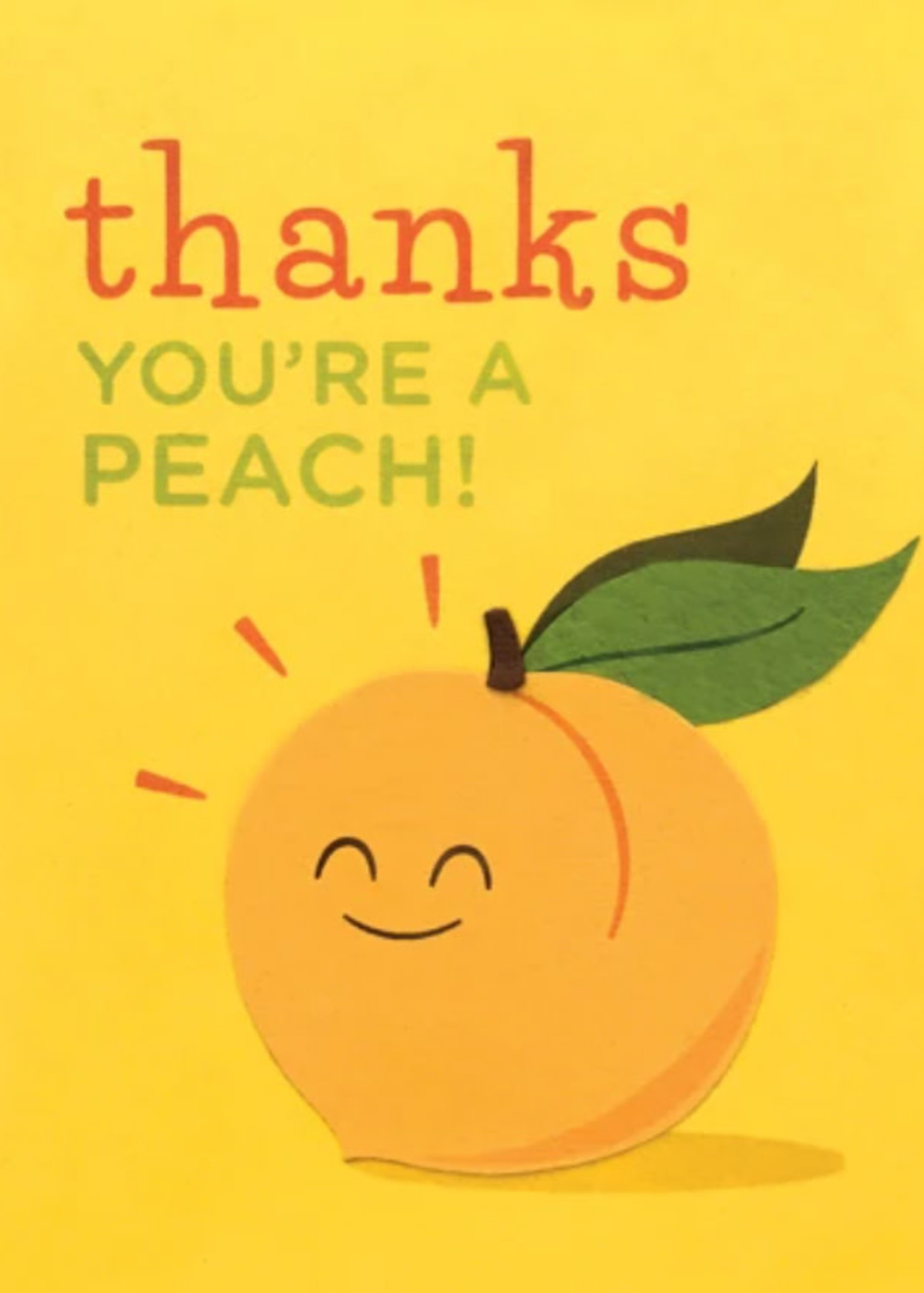 Good Paper Thanks You’re A Peach