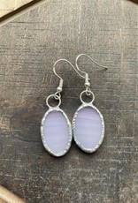 Stained Glass Earrings Oval