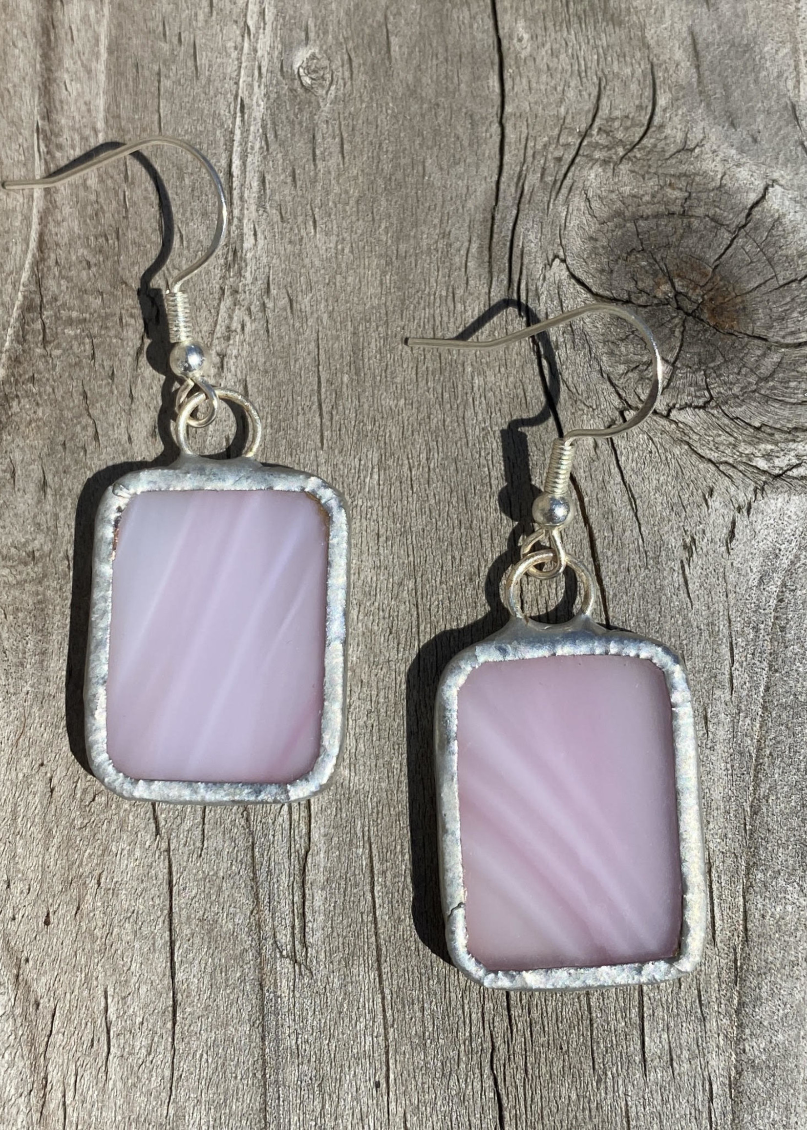 Stained Glass Earrings Rectangle