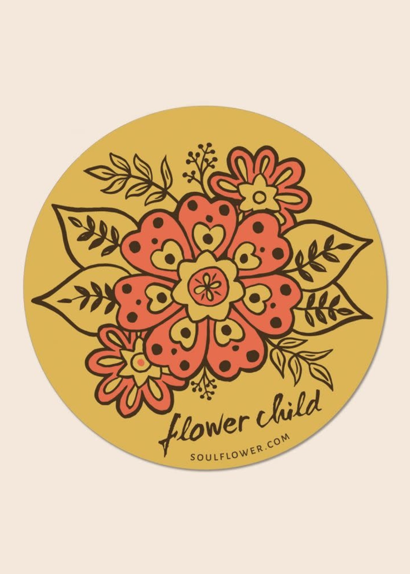 Soul Flower Flower Child Sticker