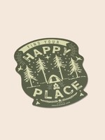 Soul Flower Happy Place Camping Sticker