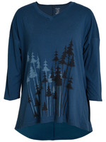 Green 3 Apparel Shadow Tree 3/4 Dolman Tunic