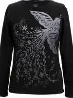 Green 3 Apparel Metallic Dove Long Sleeve Tee