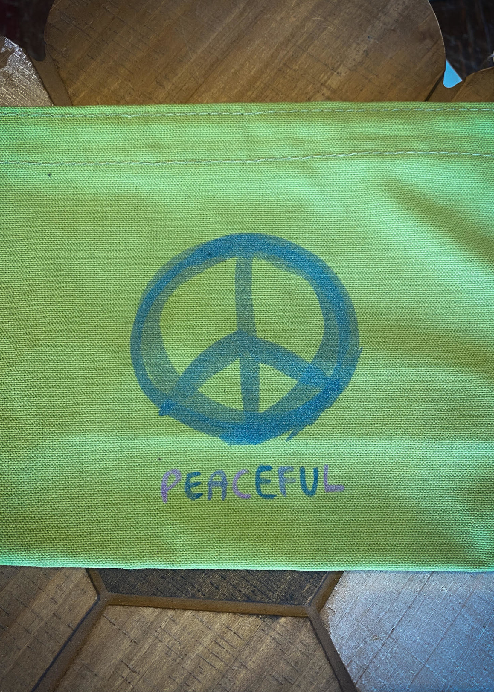 Green 3 Apparel Peaceful Zip Pouch
