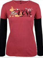 Green 3 Apparel Love and a Dog DU