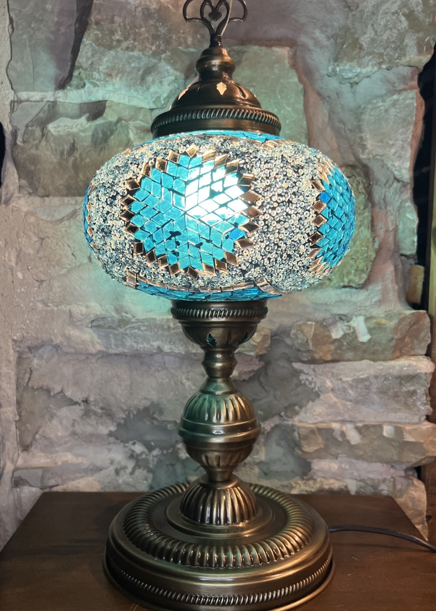 9" Mosaic Table Lamp