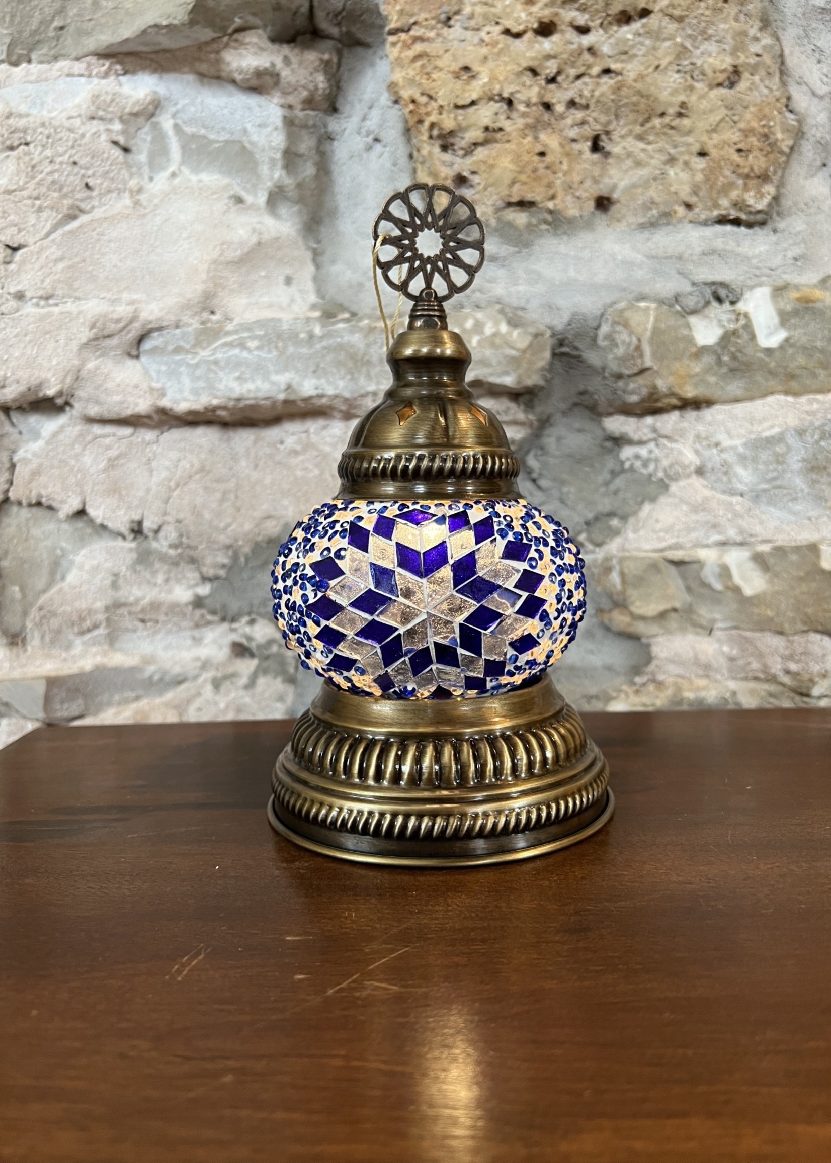 Natto 4" Mosaic Globe Table Lamp