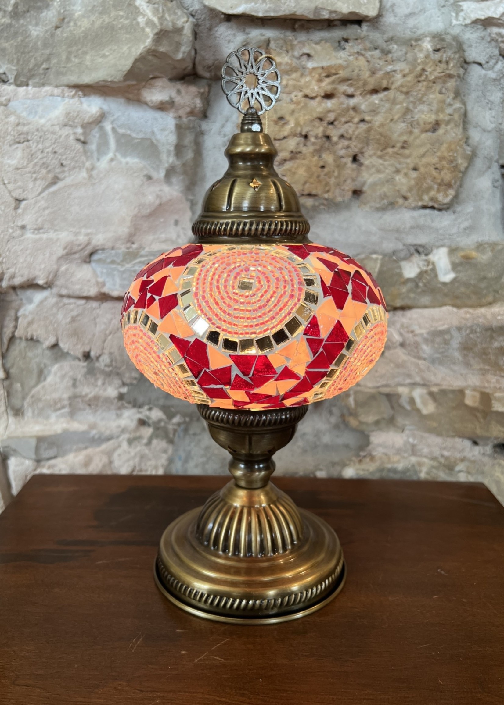 Natto 6" Mosaic Globe Table Lamp