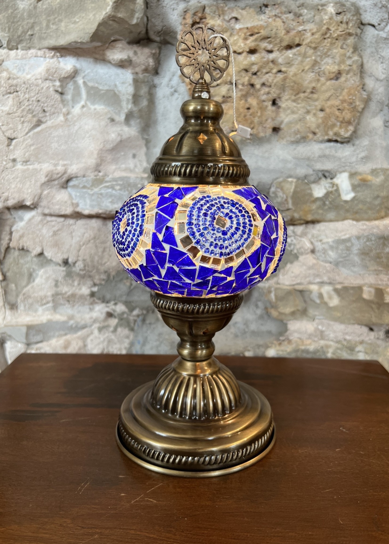 Natto 5" Mosaic Globe Table Lamp