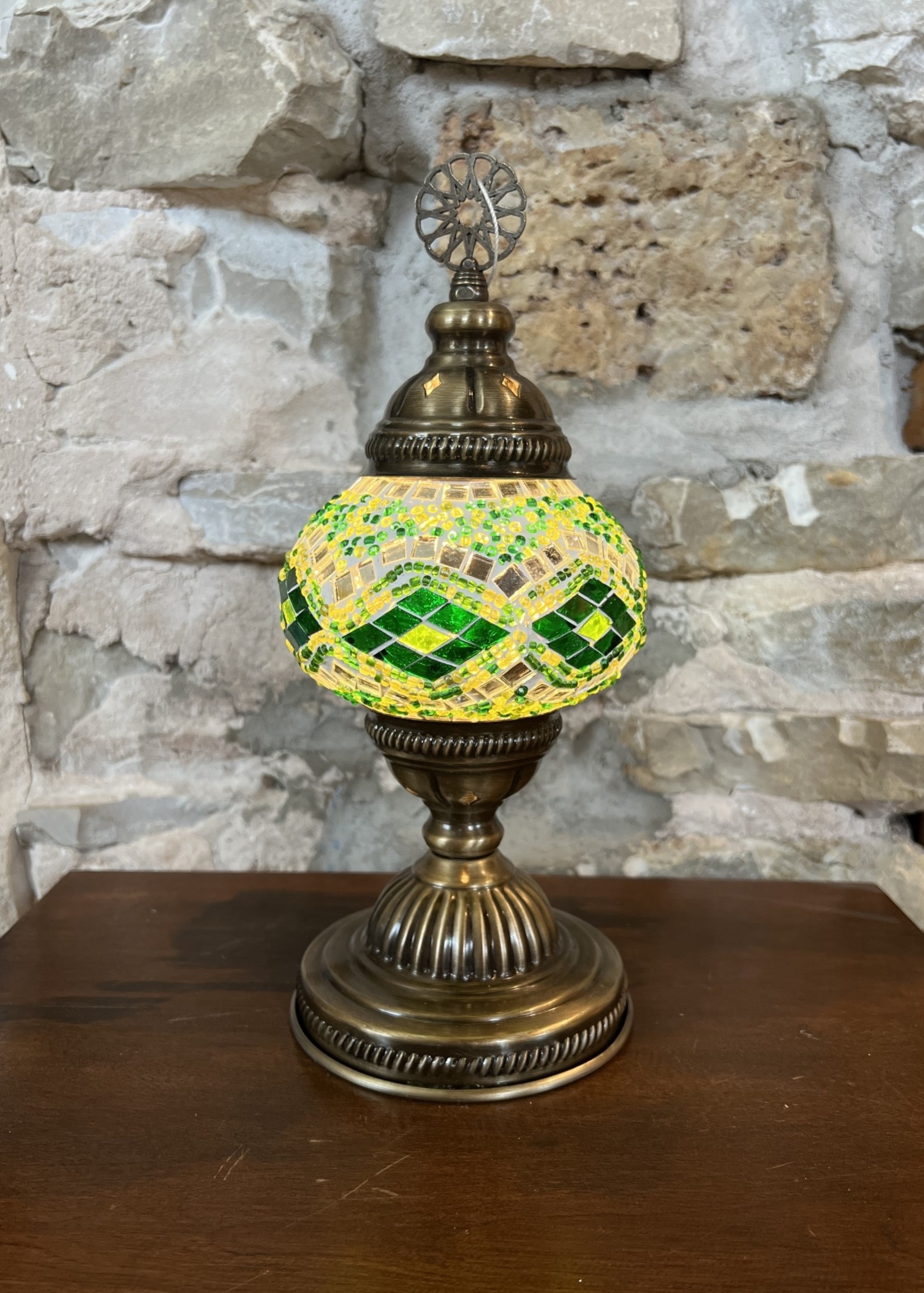 Natto 5" Mosaic Globe Table Lamp