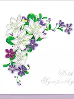Quilling Card Flower Sympathy Quilling Card