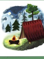 Quilling Card Camping Quilled Greeting Card