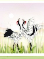 Quilling Card Cranes Quilled Greeting Card