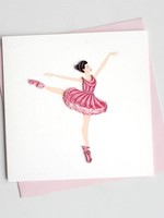 Quilling Card Ballerina