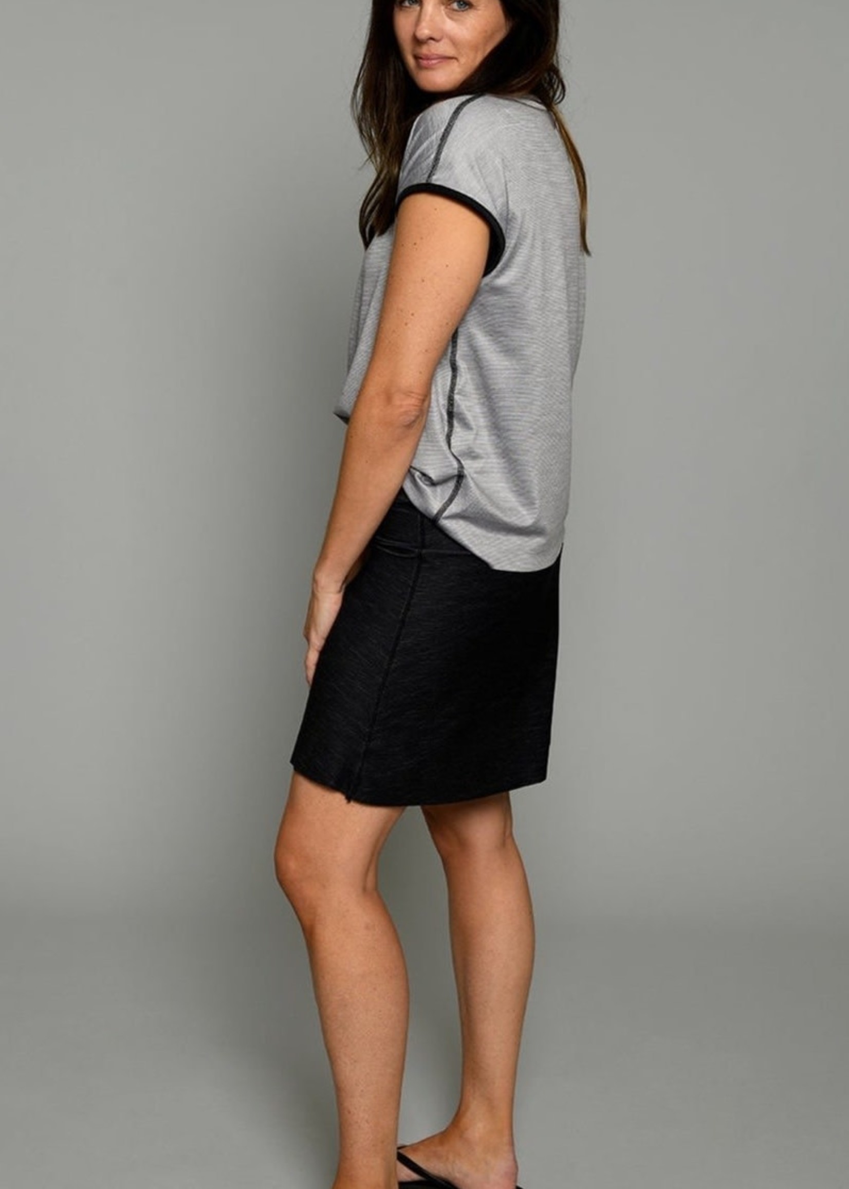Green 3 Apparel Texture Grey/Texture Black REV Skirt