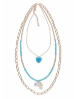 Myra Bag Blue Heart Necklace