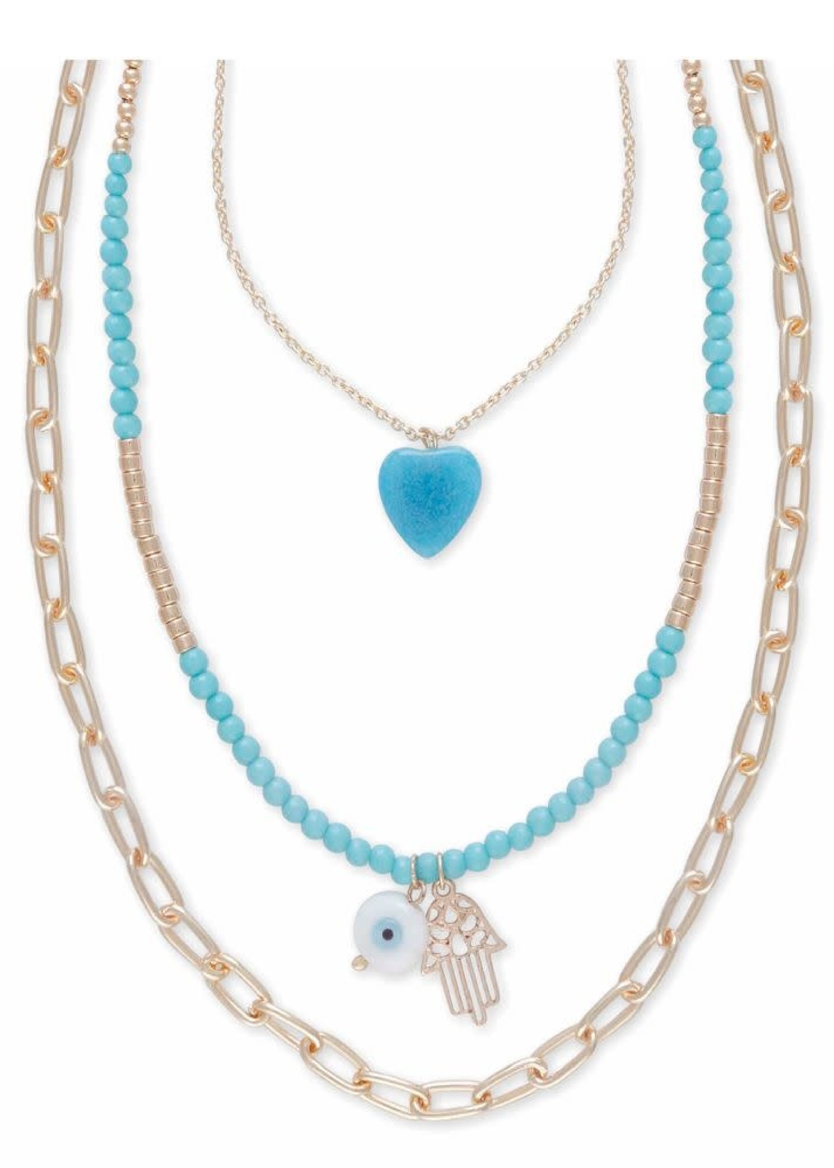 Myra Bag Blue Heart Necklace