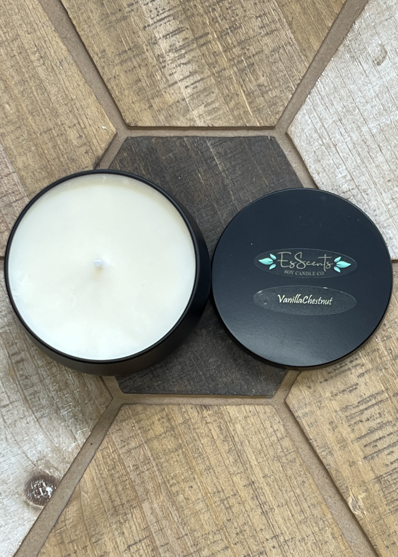 EsScents Soy Candle Co. Vanilla Chestnut Soy Candle 8oz