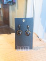 Pickled Pottery Metallic Halo Earrings
