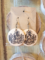 By the River Jewelry Jeep/Mountains Wood Earrings