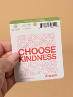 Soul Flower Choose Kindness Square Sticker