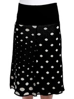 Green 3 Apparel Polka Dot 4 panel Skirt