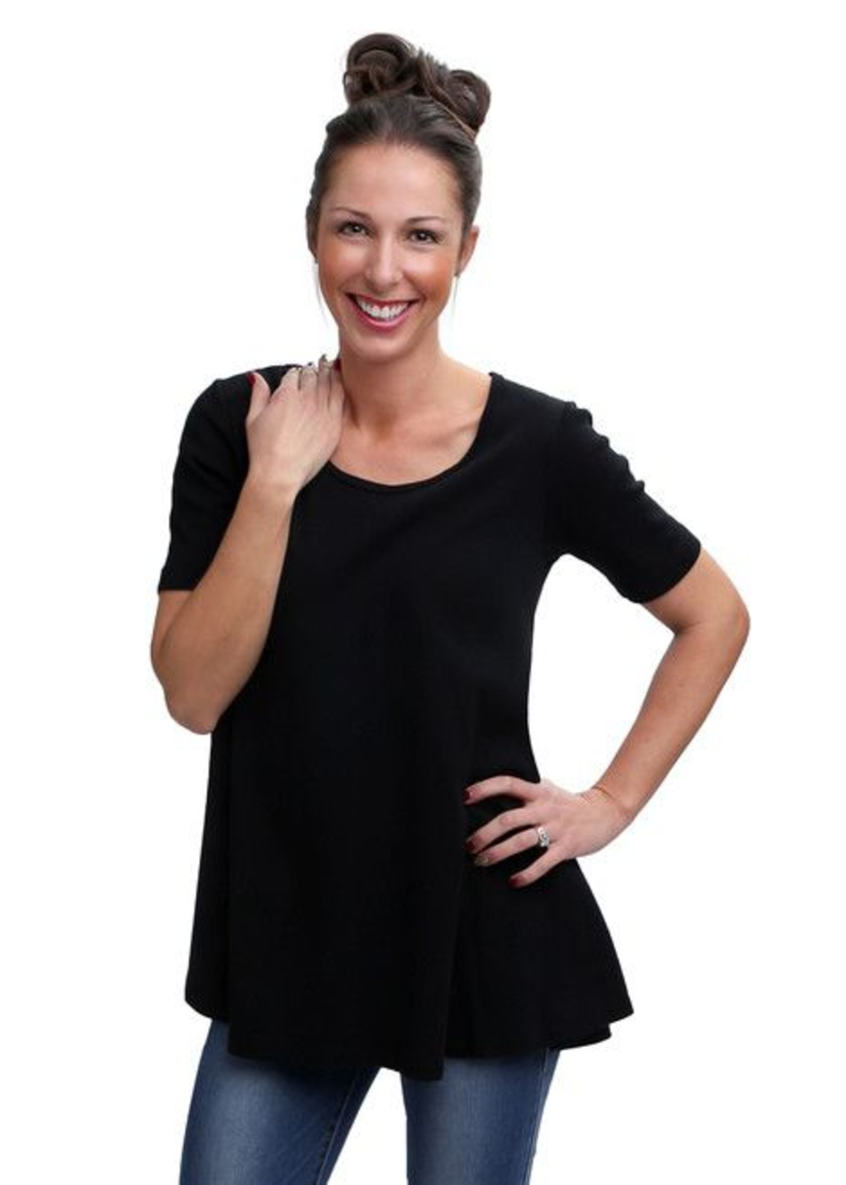 Green 3 Apparel SS Rib Tunic