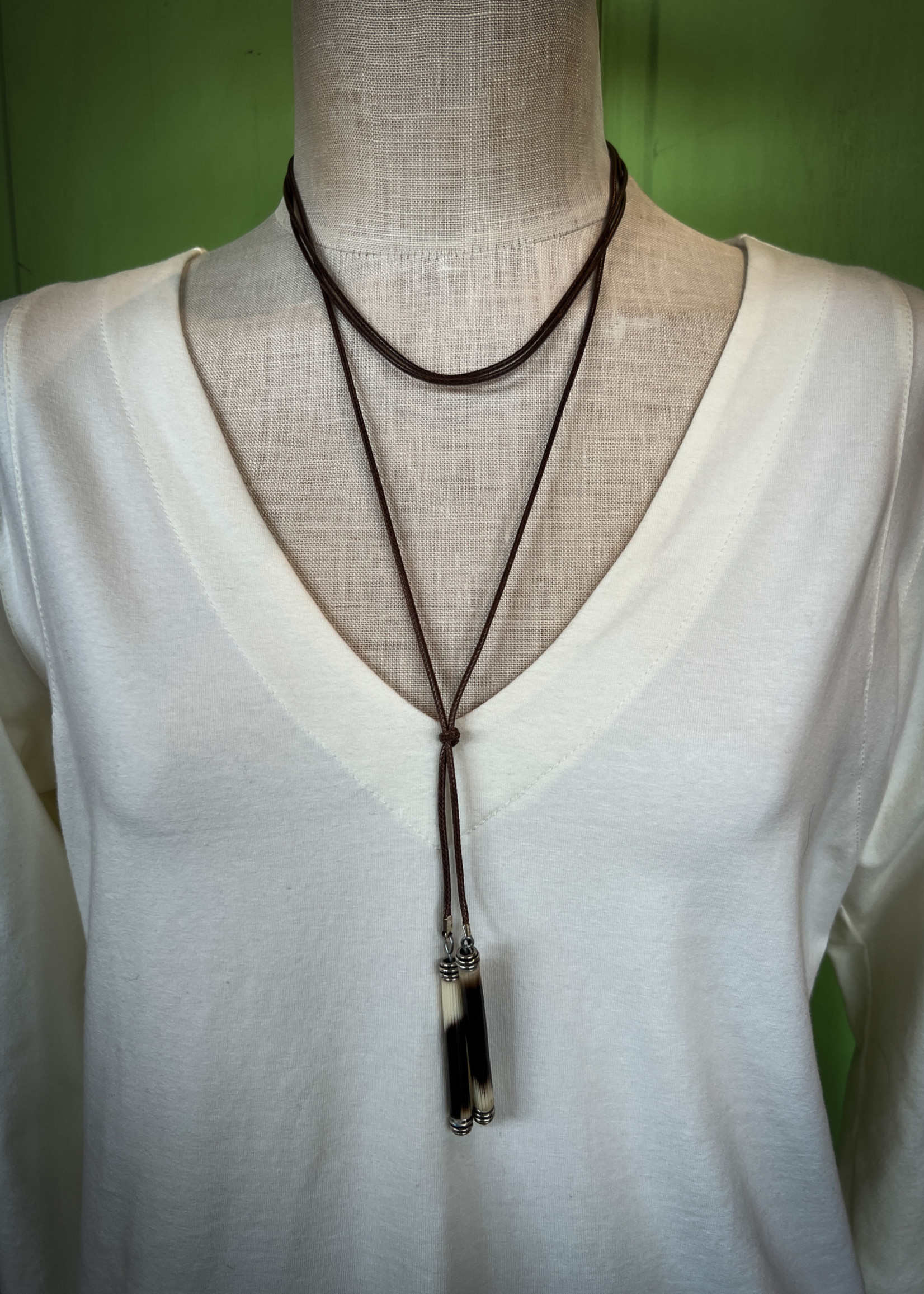 Ziggywear Quill Plain Slip Loop Quill Necklace