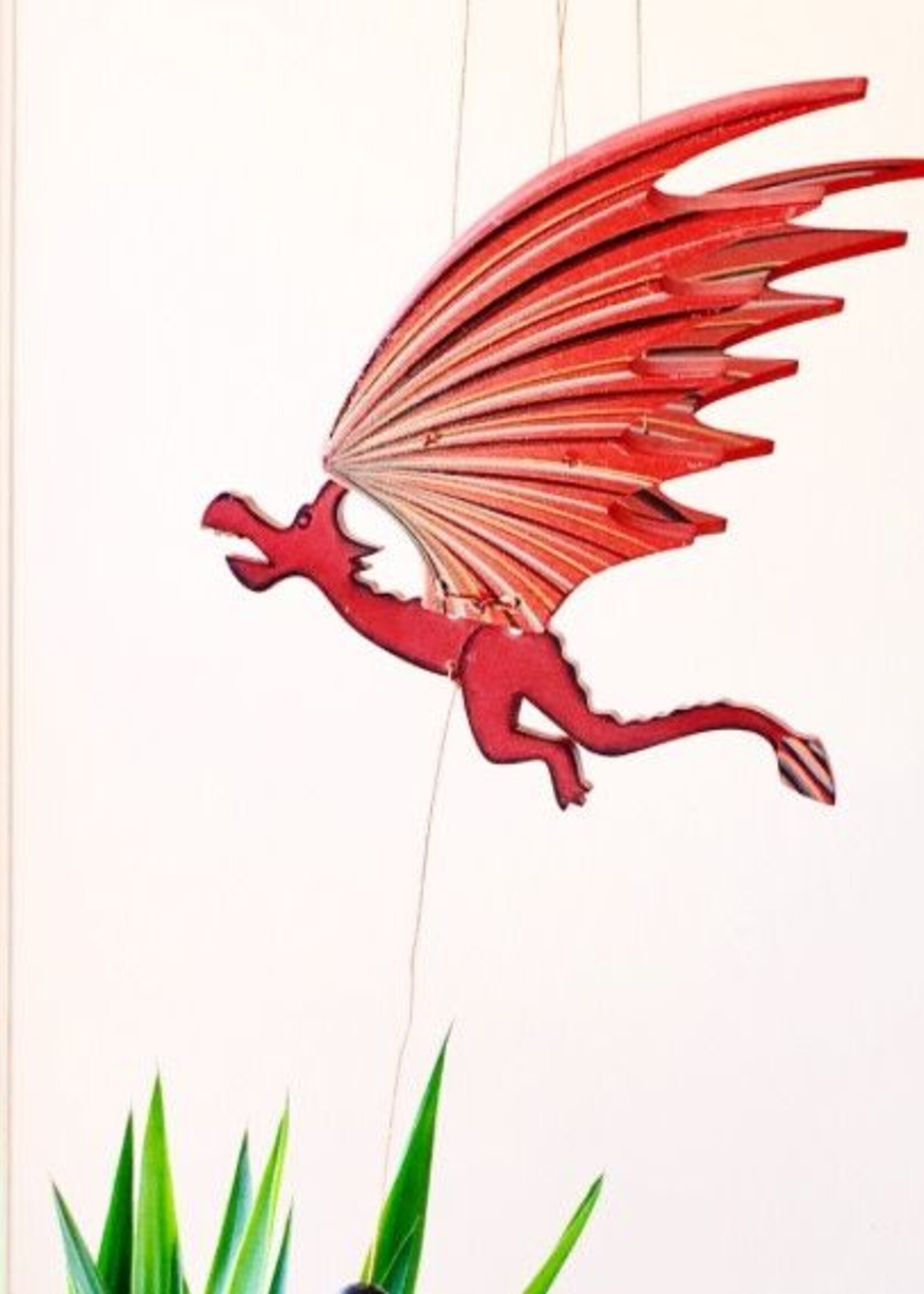 Tulia's Artisan Gallery Welch Dragon Flying Mobile