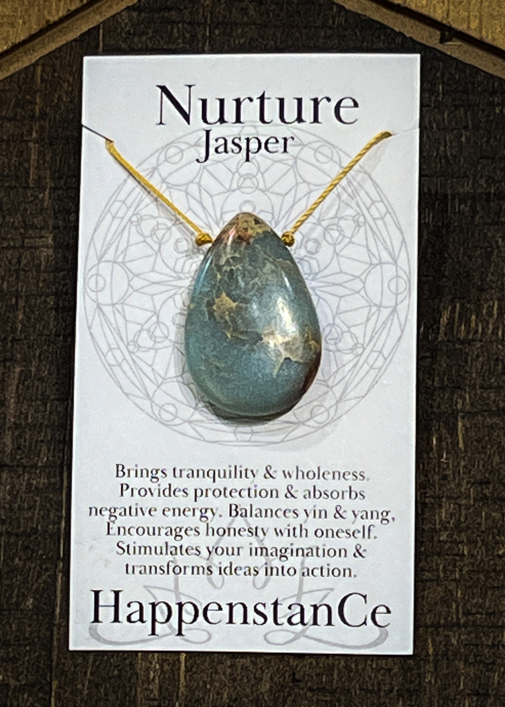 HappenstanCe Nurture Big Jasper Necklace