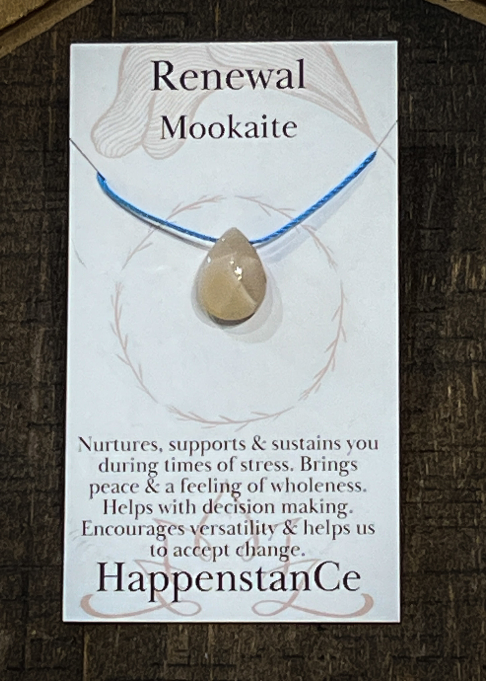 HappenstanCe Renewal Mookaite Teardrop Necklace