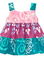 Global Mamas TS Baby Paisley-Teal Carousel Dress