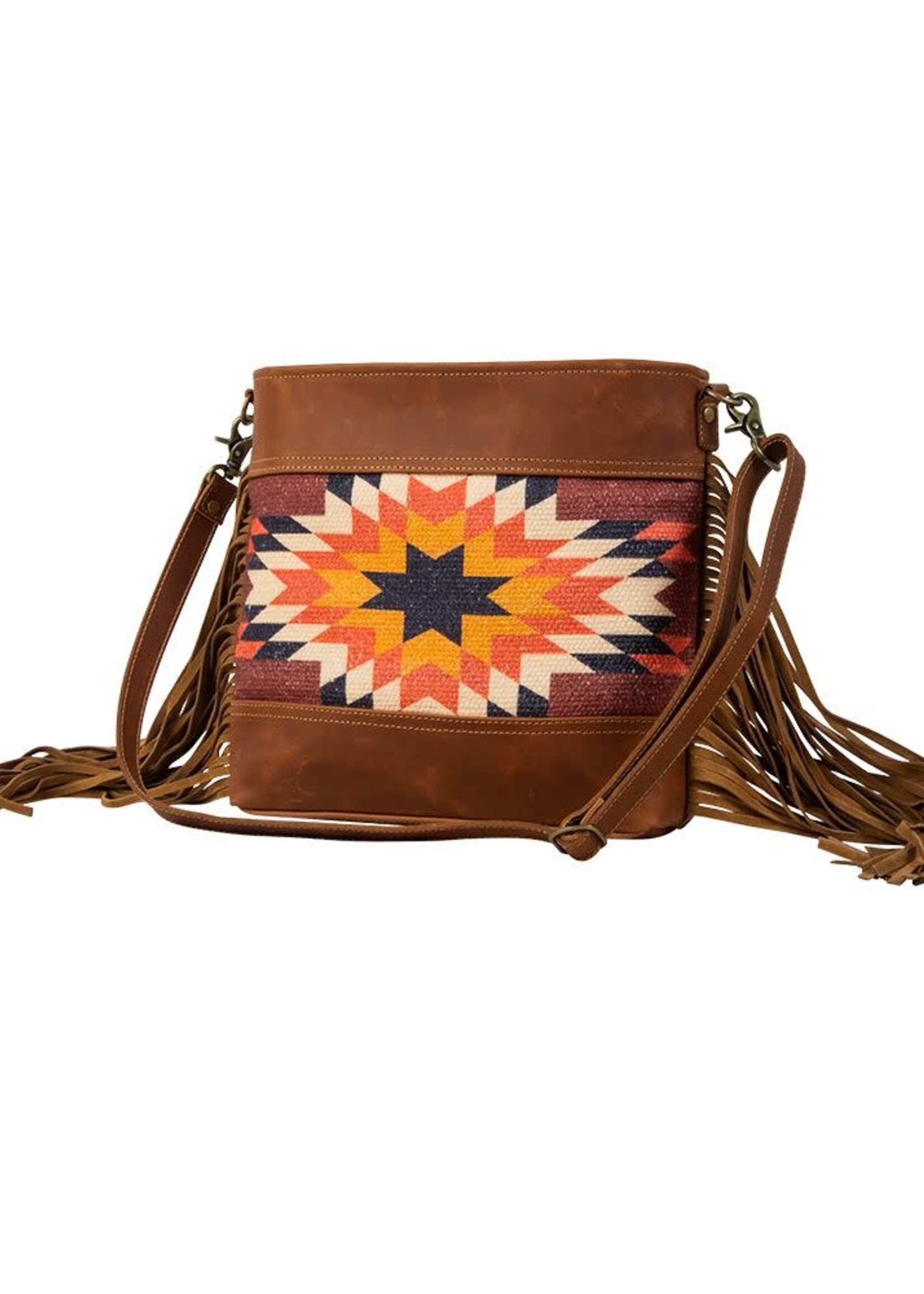 Myra Bag Sedona Star Fringed Shoulder Bag