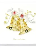 Quilling Card Wedding Bells Quilling Card