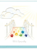 Quilling Card Rainbow Bridge Quilling Card