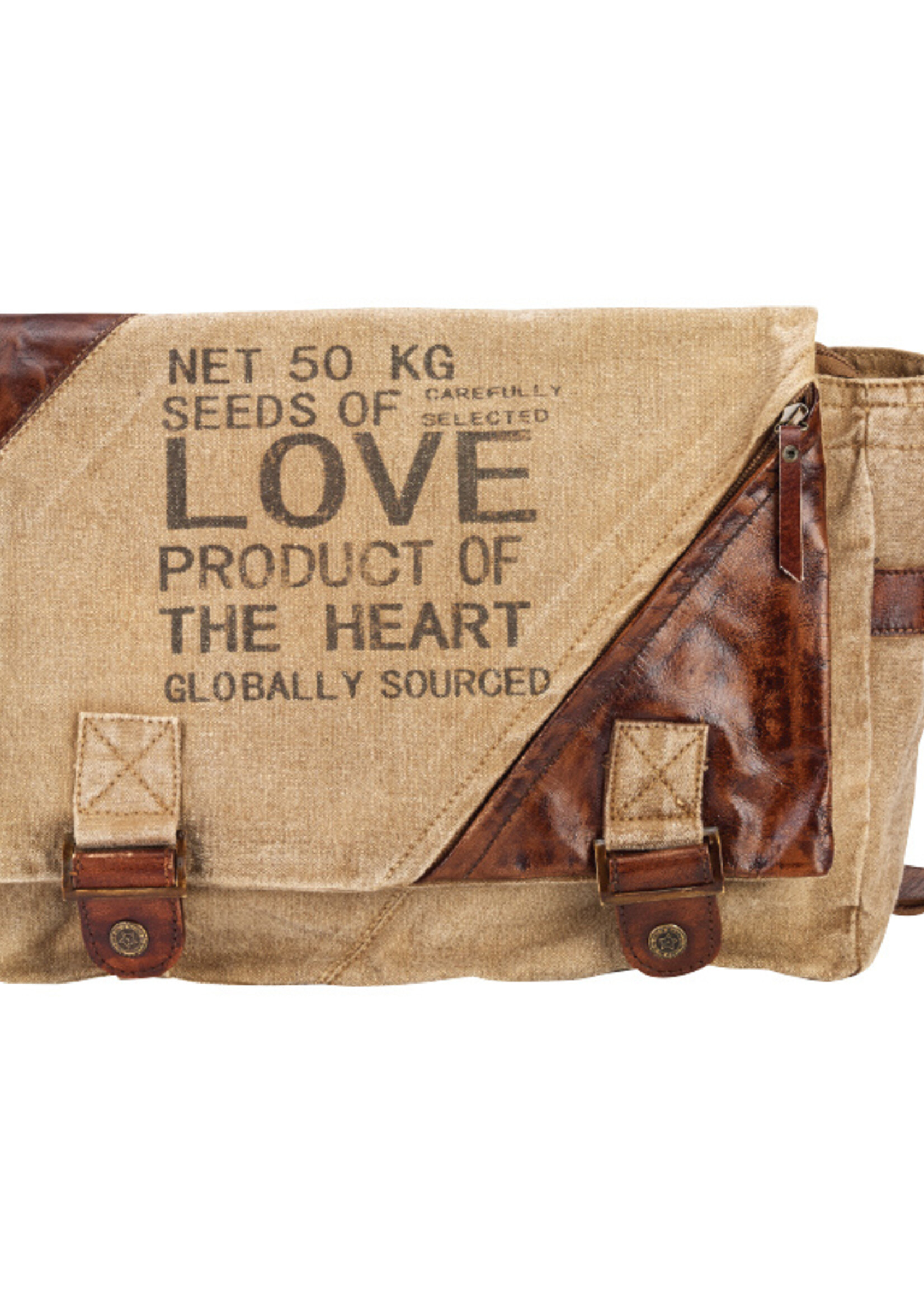 Benjamin International Seeds of Love Messenger Bag
