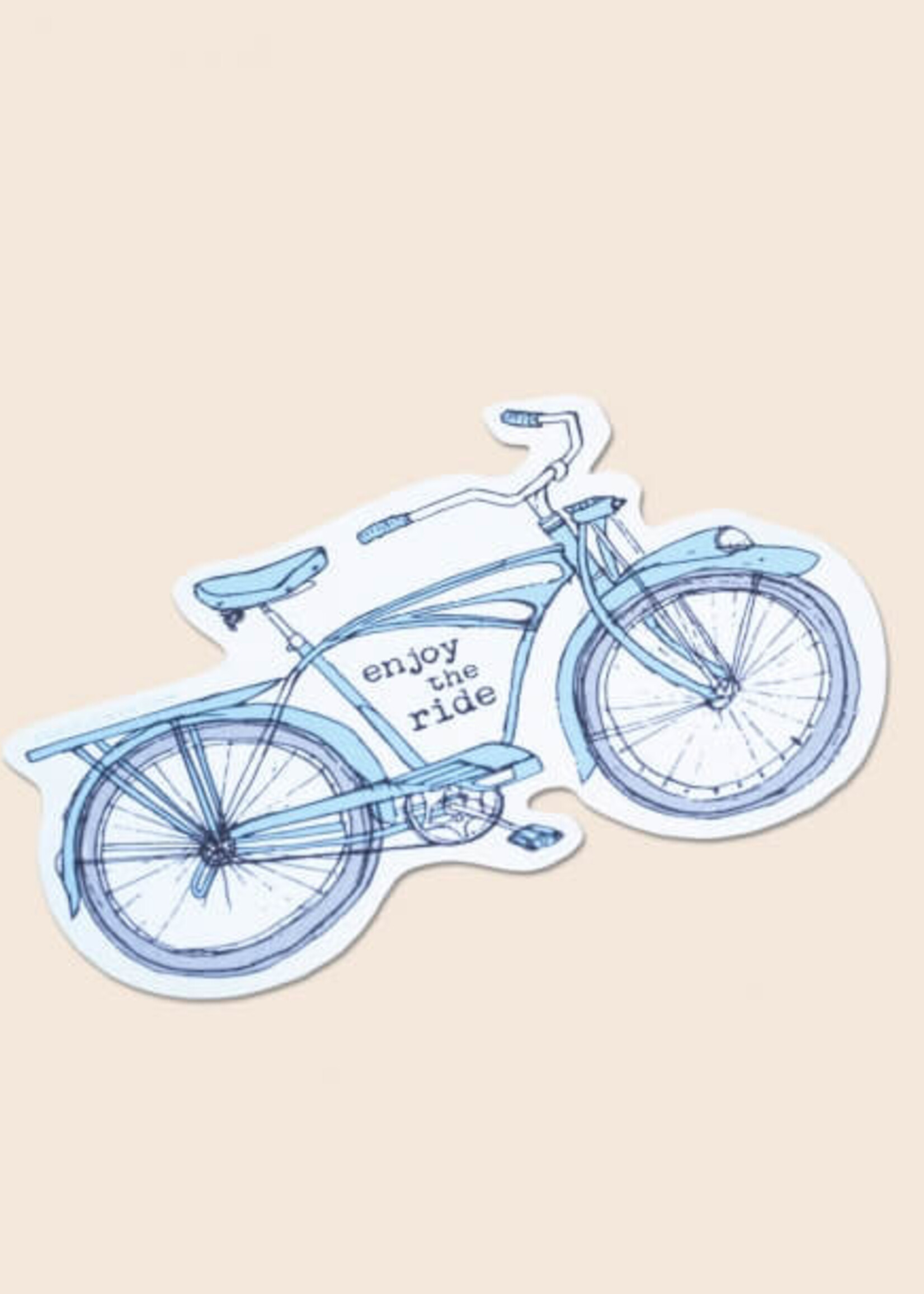 Soul Flower Enjoy The Ride Bike Sticker