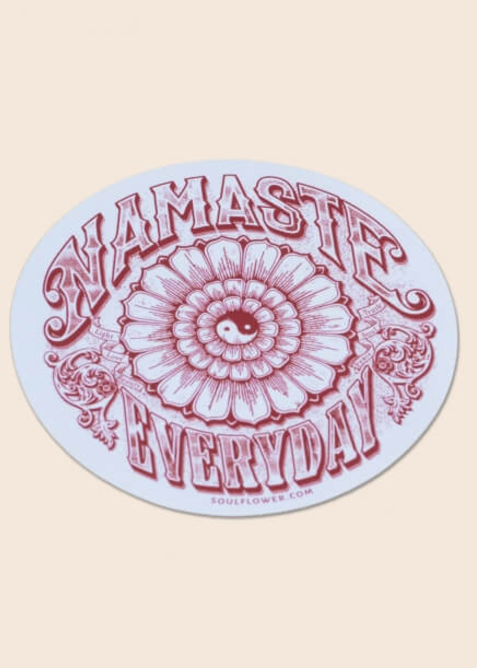 Soul Flower Namaste Everyday Sticker