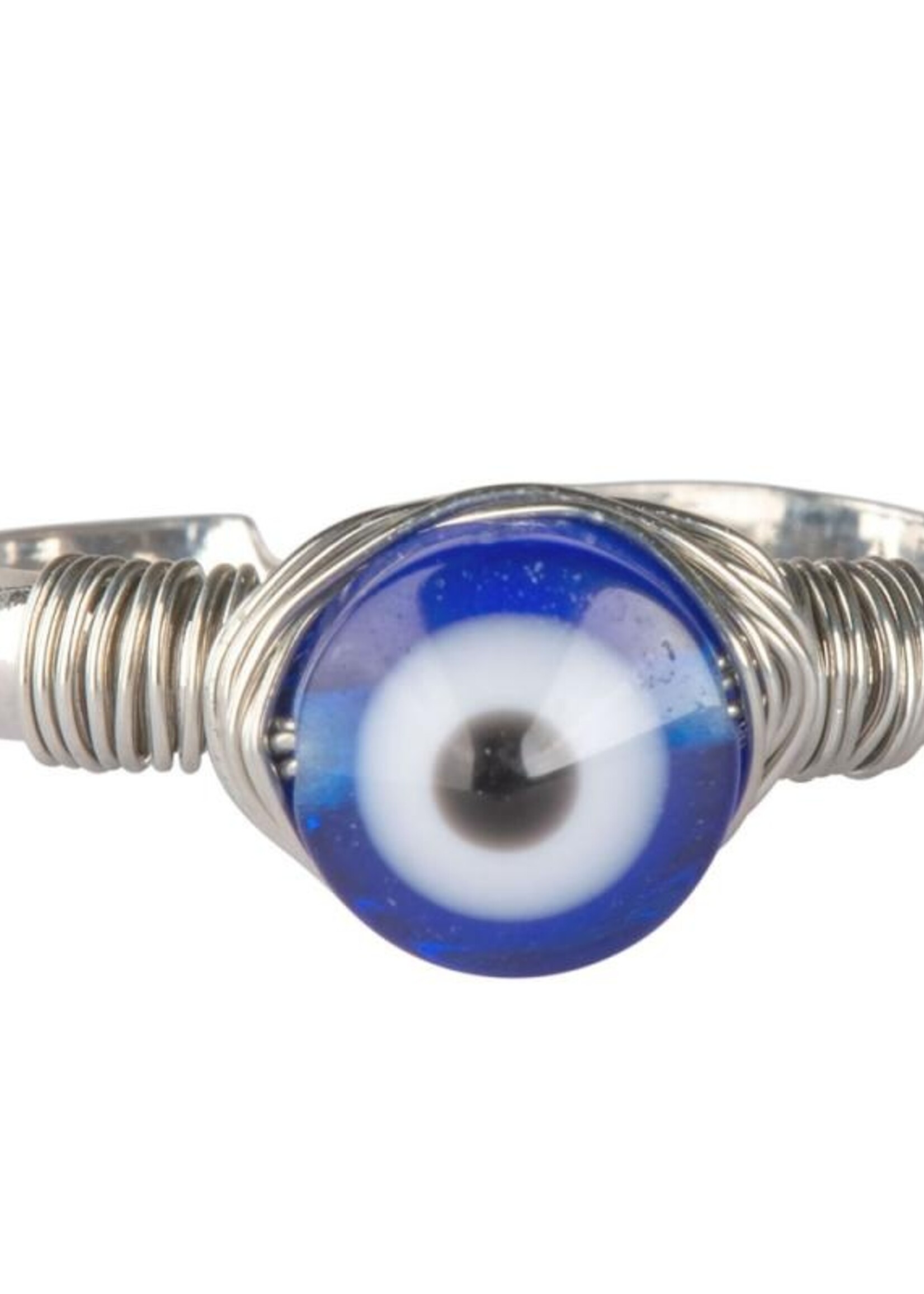 Benjamin International Evil Eye Adjustable Ring