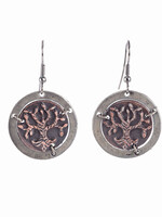 Benjamin International Copper Tree of Life Earrings