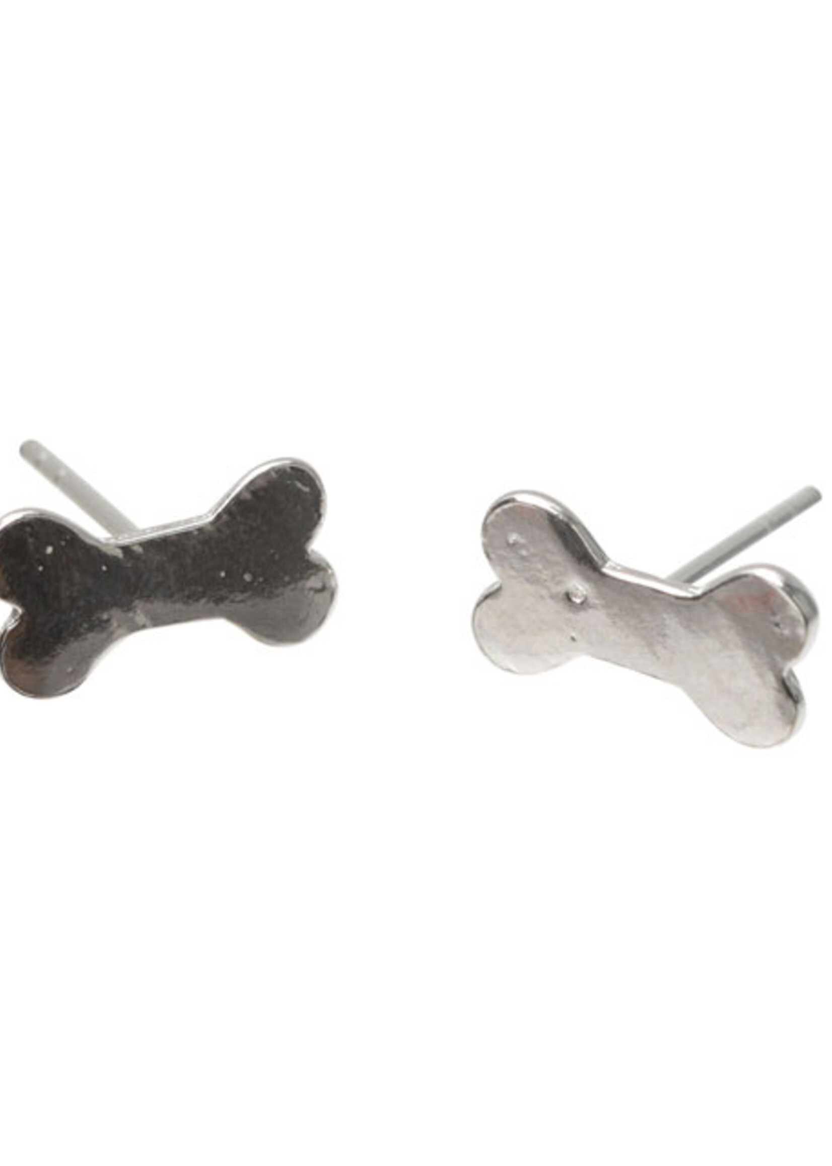 Benjamin International Bone Sliver Stud Earrings