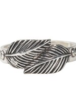 Benjamin International Silver Double Feather Toe Ring