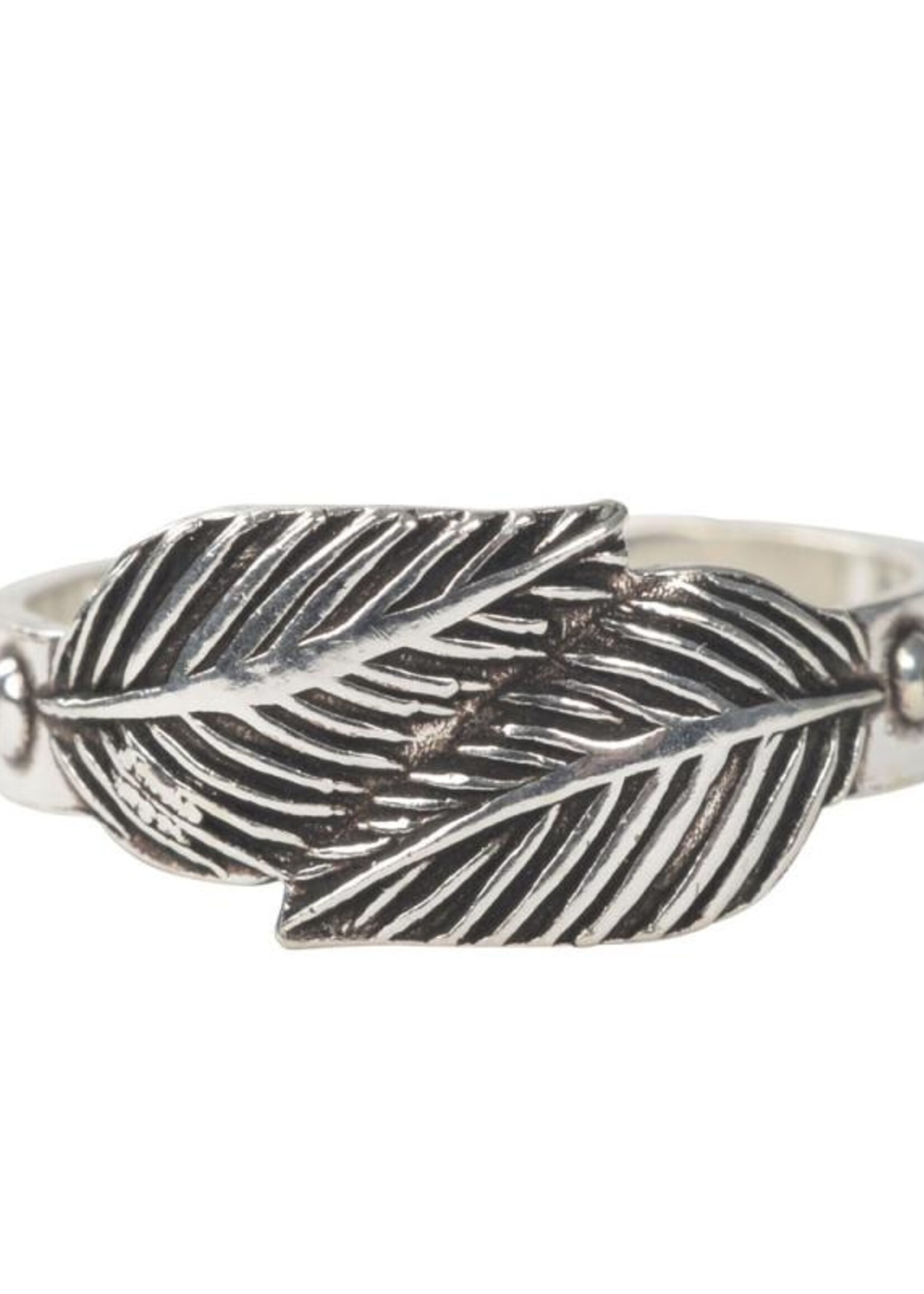 Benjamin International Silver Double Feather Toe Ring