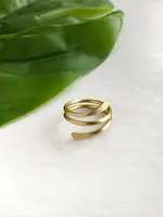 Double Wrap Ring-Gold