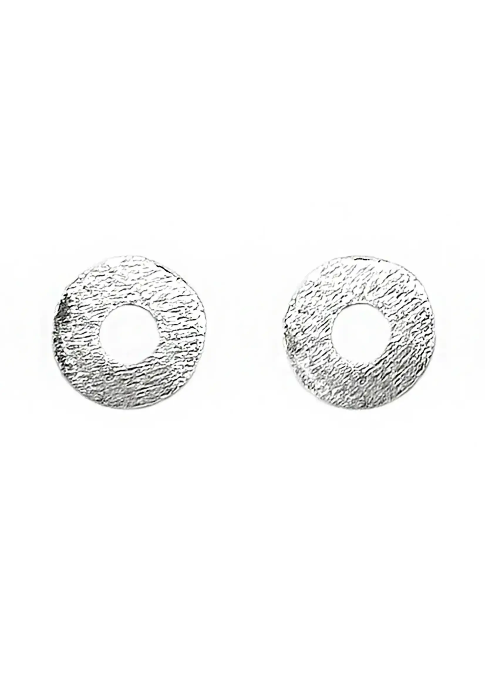 Sterling Silver O's Post Earrings