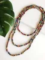Kantha Bead Long Necklace