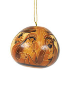 SERRV Nativity Gourd Ornament