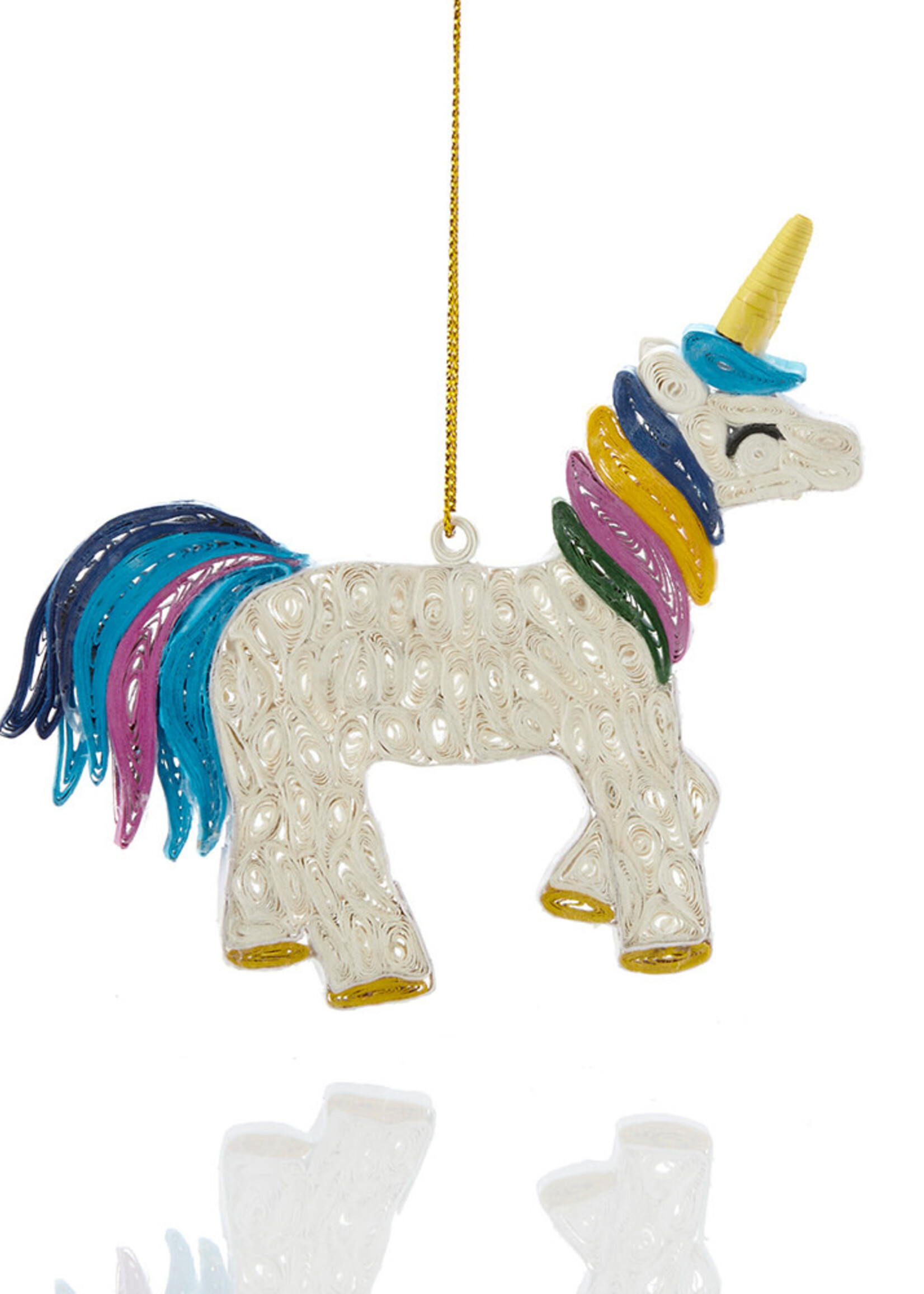 SERRV Quilled Paper Unicorn Ornament